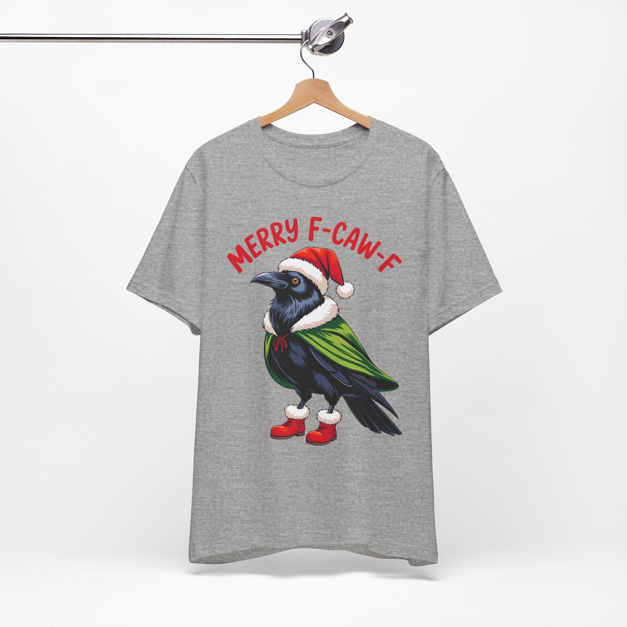 Merry F-Caw-F Crow Christmas Tee