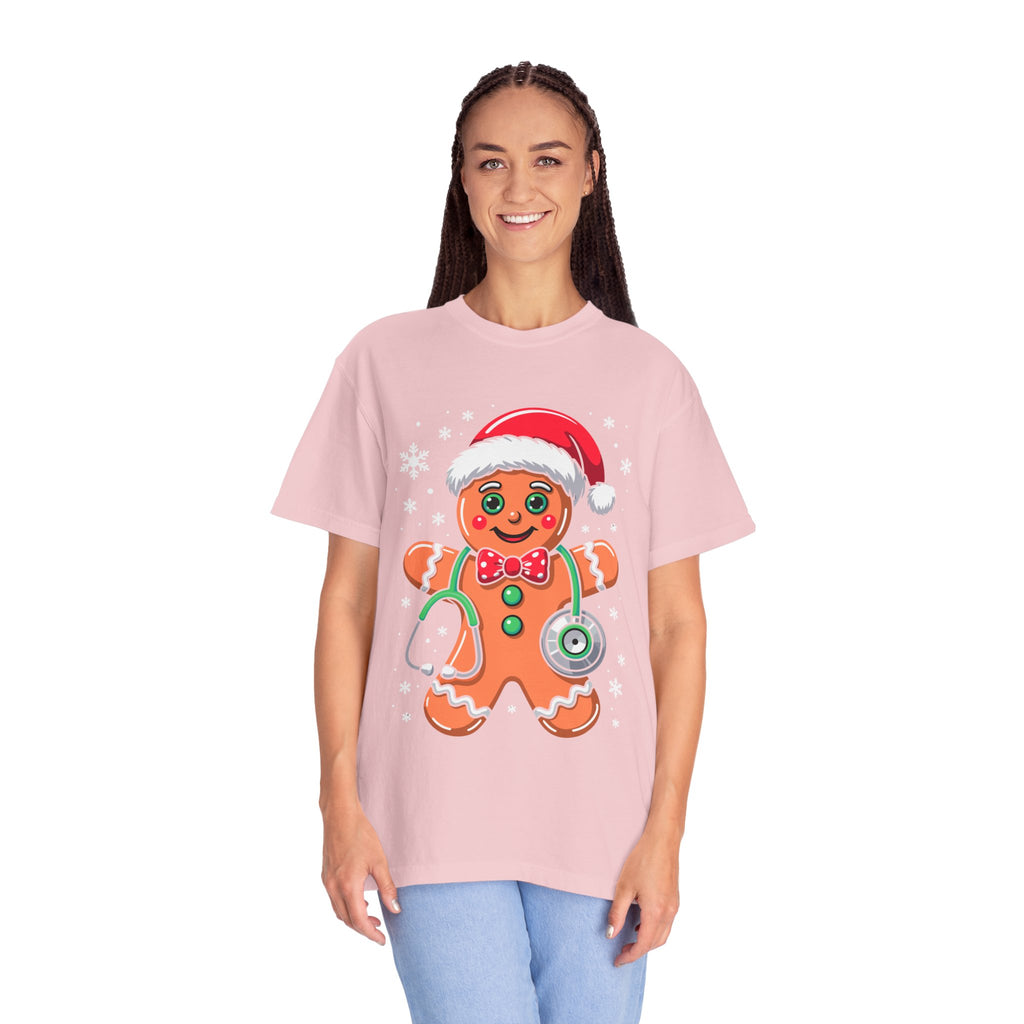 Gingerbread Holiday T-shirt, Festive Tee, Christmas Shirt
