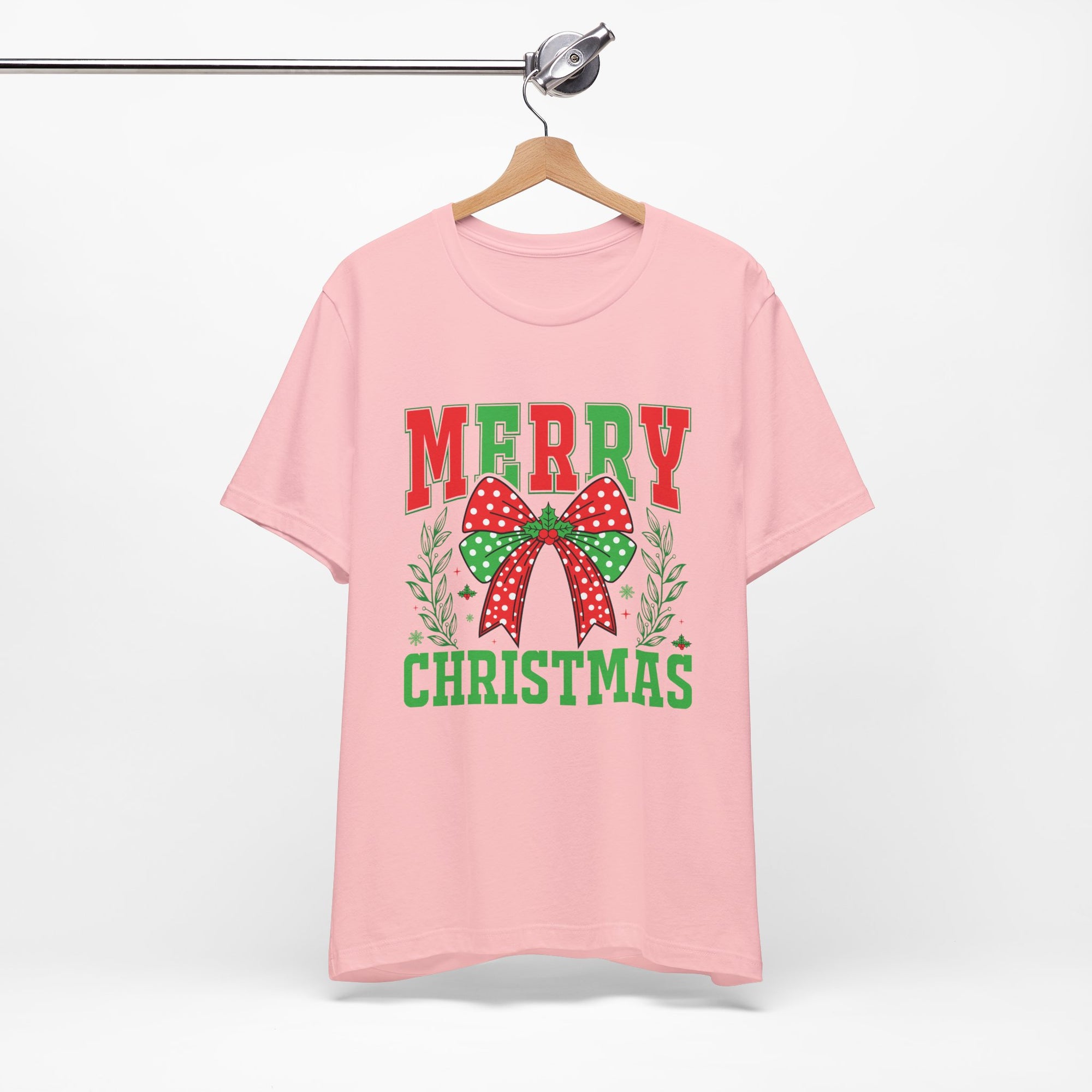 Merry Christmas Unisex Short Sleeve Tee, Holiday Shirt, Christmas Gift, Casual Wear, Family Matching Outfits