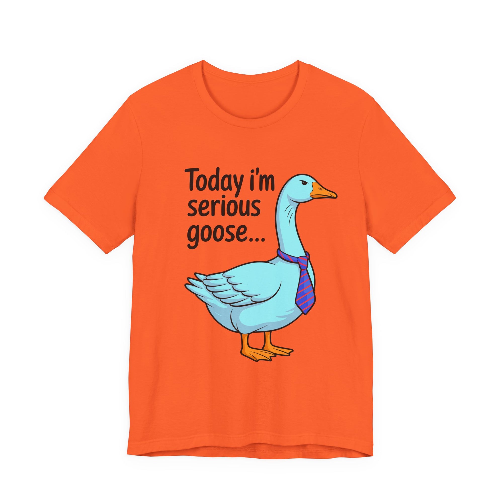 Serious Goose Humor Tee, Funny Graphic T-Shirt