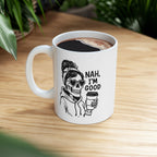 Funny Quote Ceramic Mug - Perfect Gift for Coffee Lovers, Home Office, Birthdays, Christmas