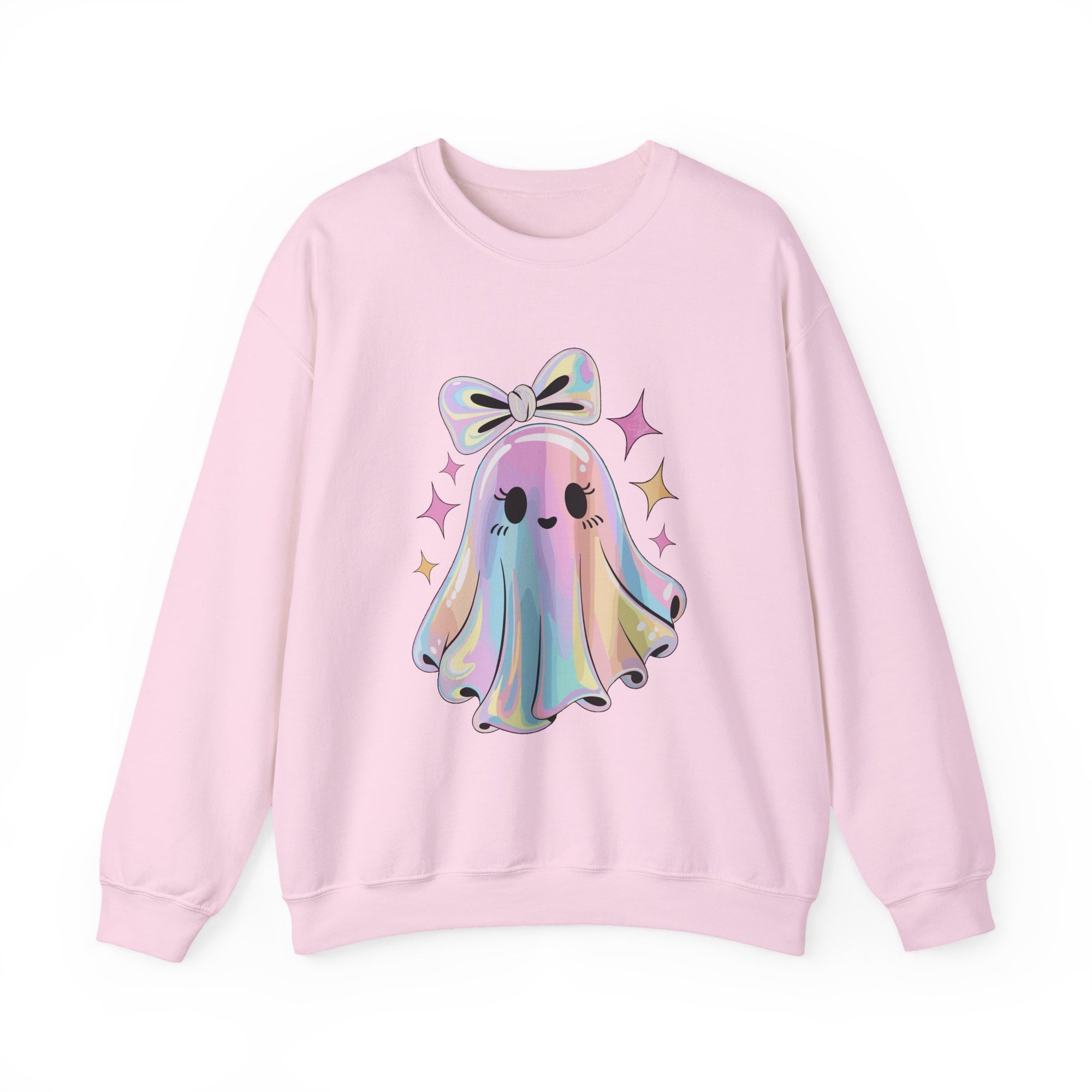 Cute Ghost Crewneck Sweatshirt, Spooky Humor Sweater, Halloween Gift