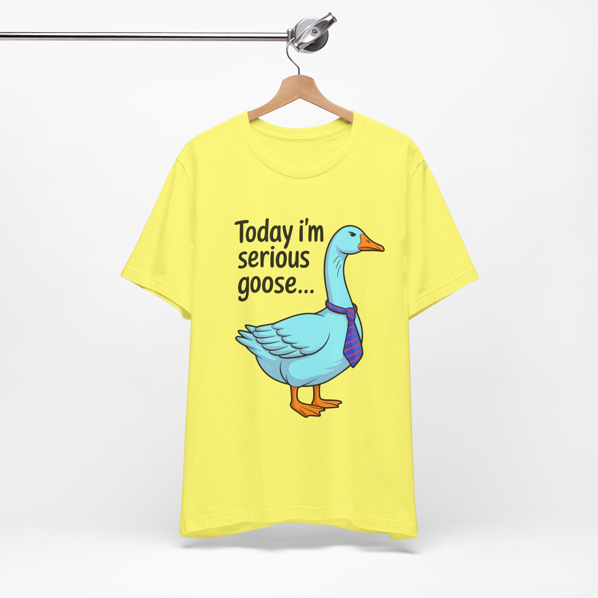 Serious Goose Humor Tee, Funny Graphic T-Shirt
