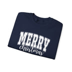 Merry Christmas Crewneck Sweatshirt, Cozy Holiday Gift