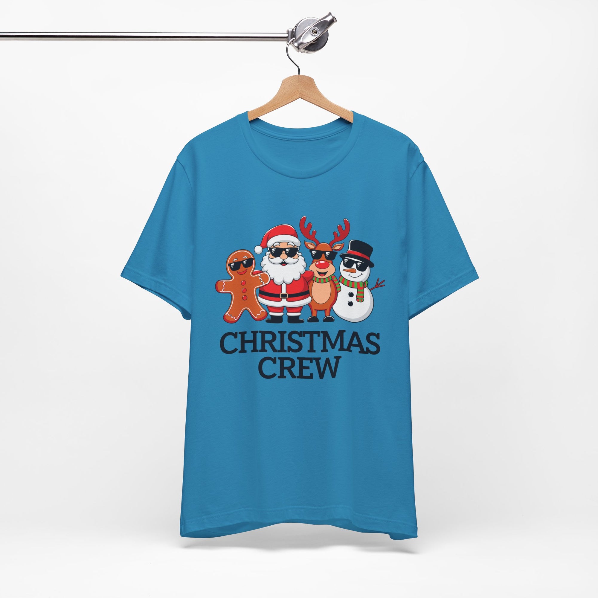 Christmas Crew Short Sleeve Tee - Holiday T-Shirt