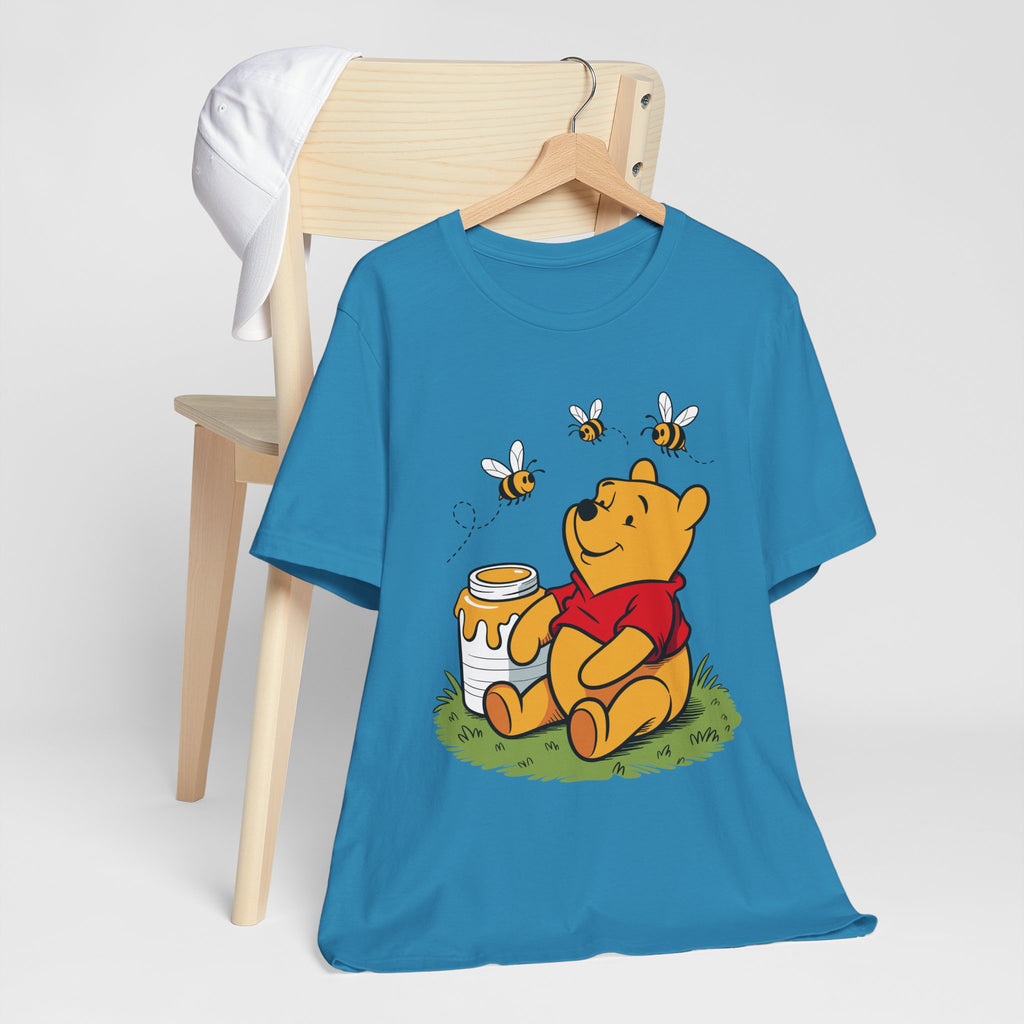 Cute Honey Bear Graphic Cozy Bee Lovers Unisex Shirt