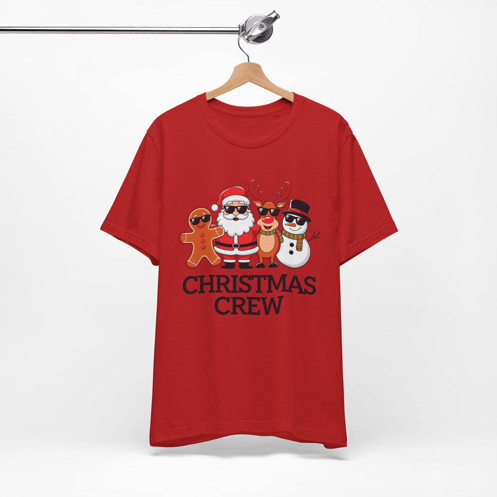 Christmas Crew Short Sleeve Tee - Holiday T-Shirt