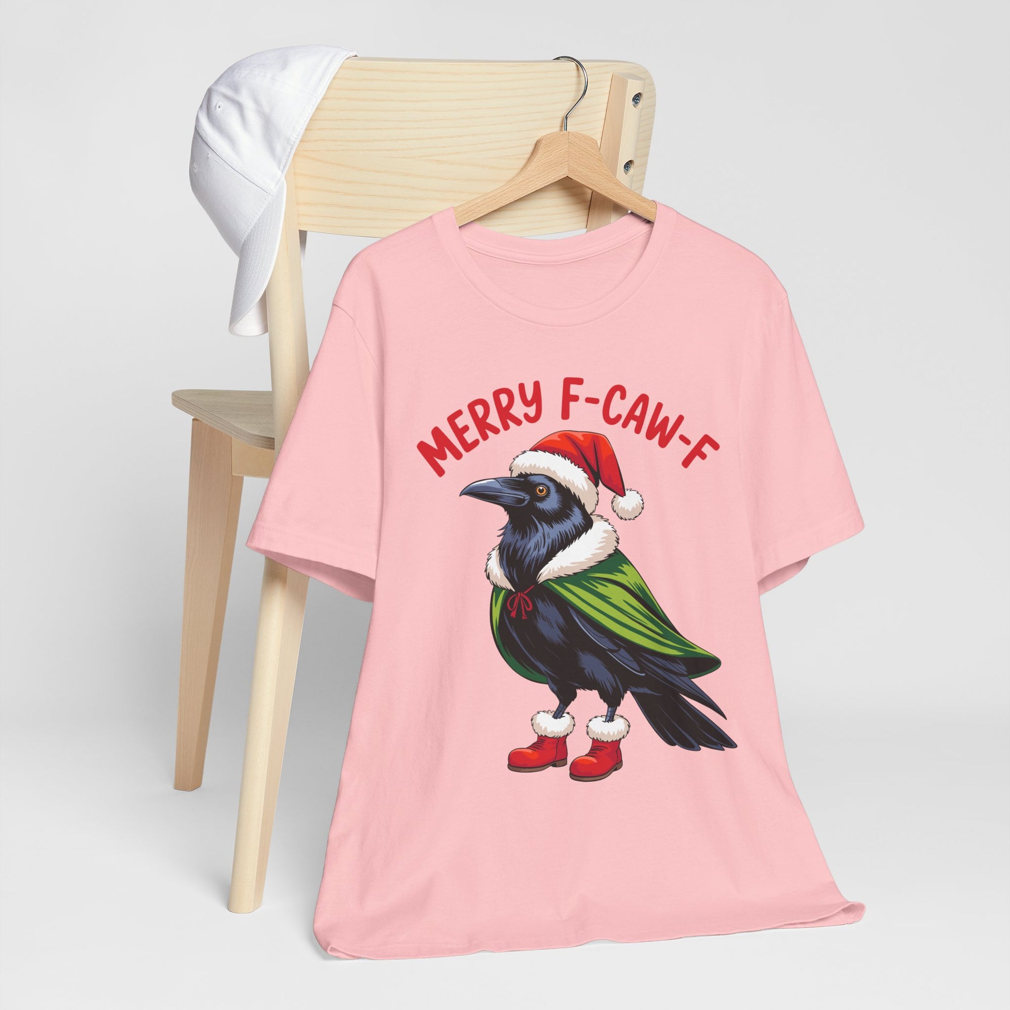 Merry F-Caw-F Crow Christmas Tee