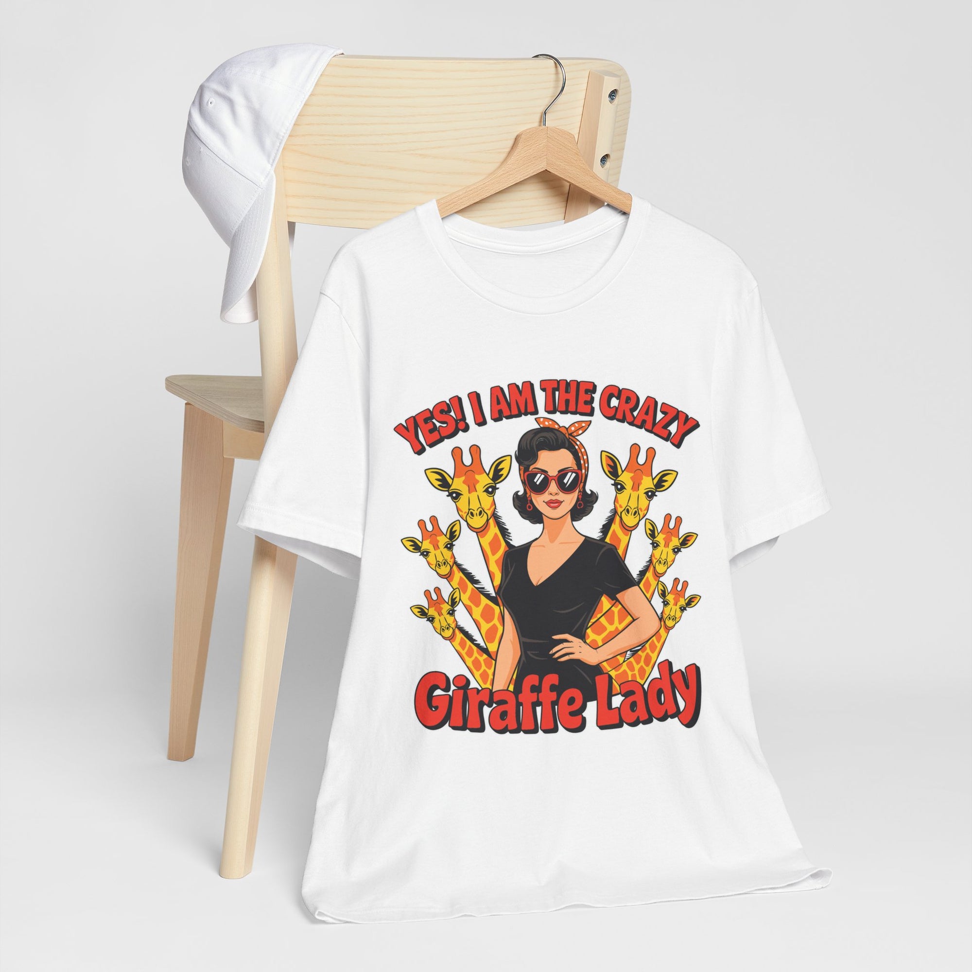 Yes I Am The Crazy Giraffe Lady T-Shirt