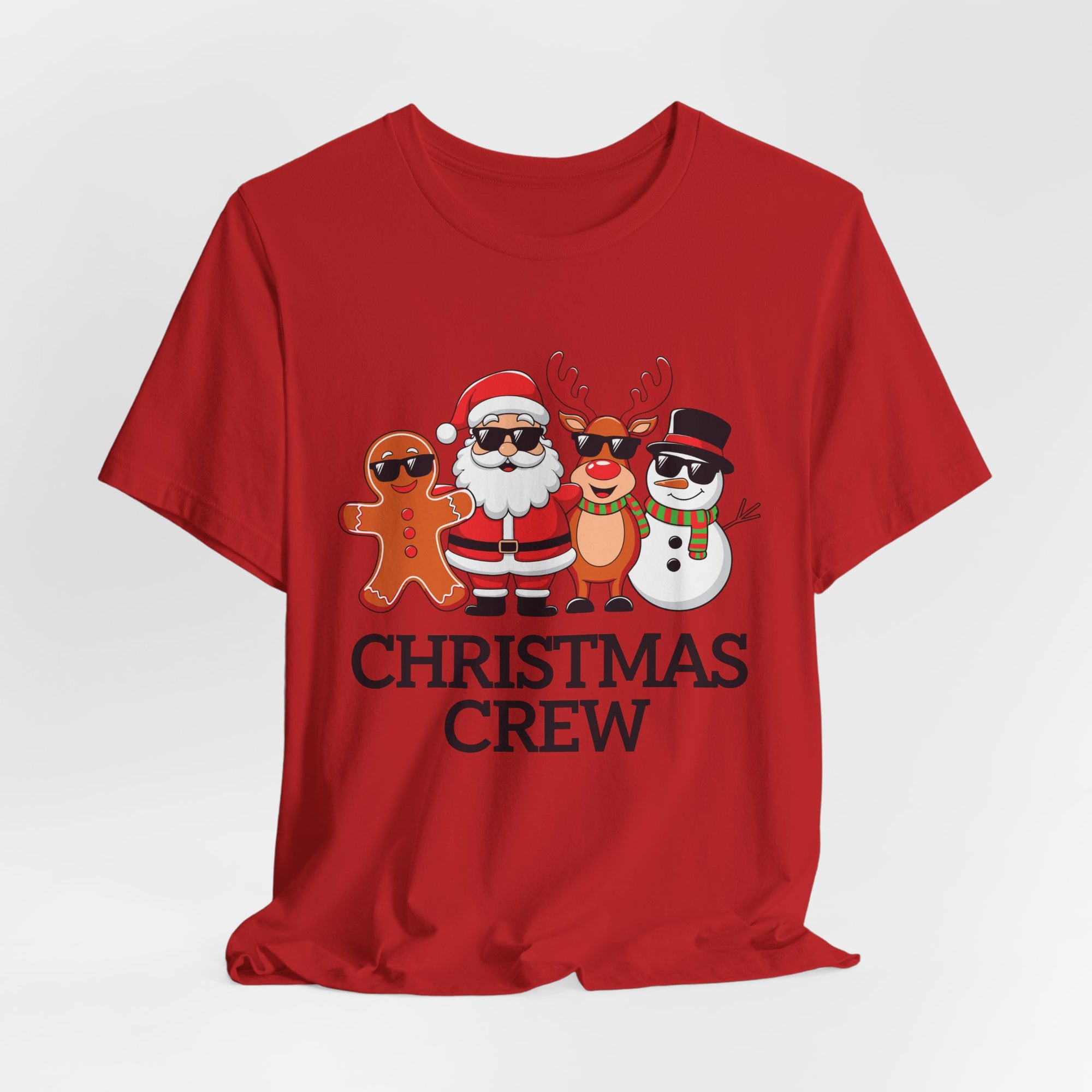Christmas Crew Short Sleeve Tee - Holiday T-Shirt