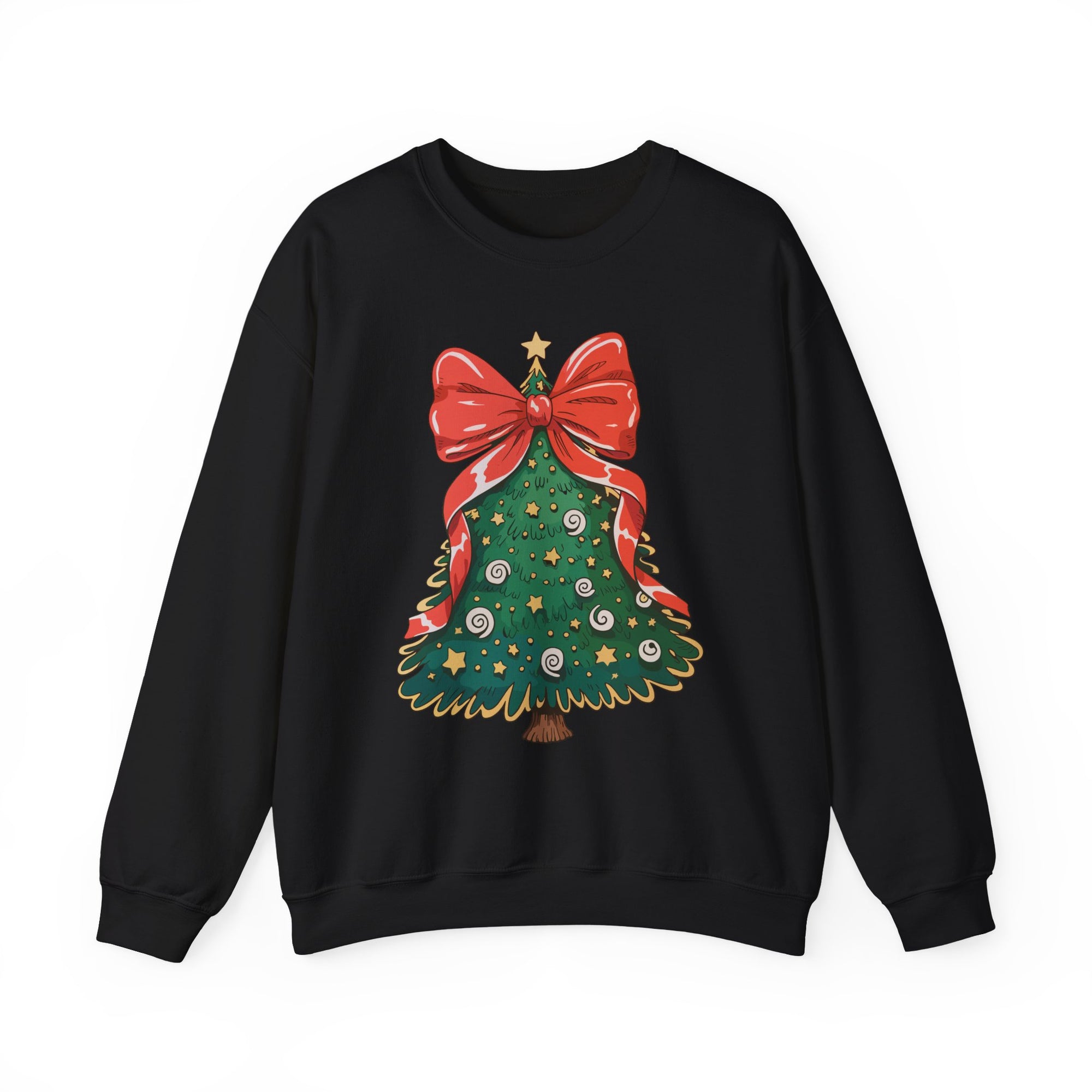 Christmas Tree Sweatshirt - Unisex Holiday Crewneck
