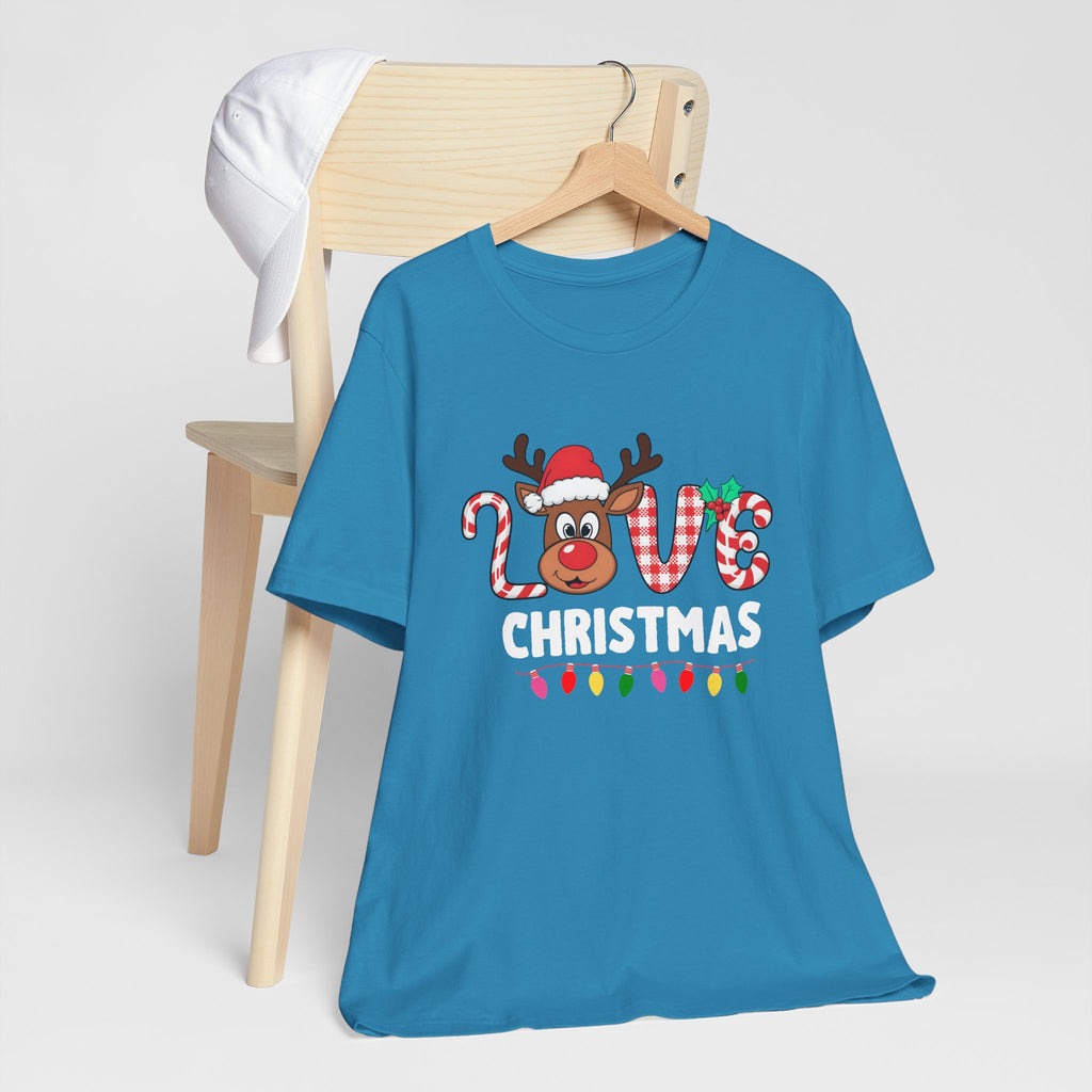 Cute Holiday Love Reindeer Tee