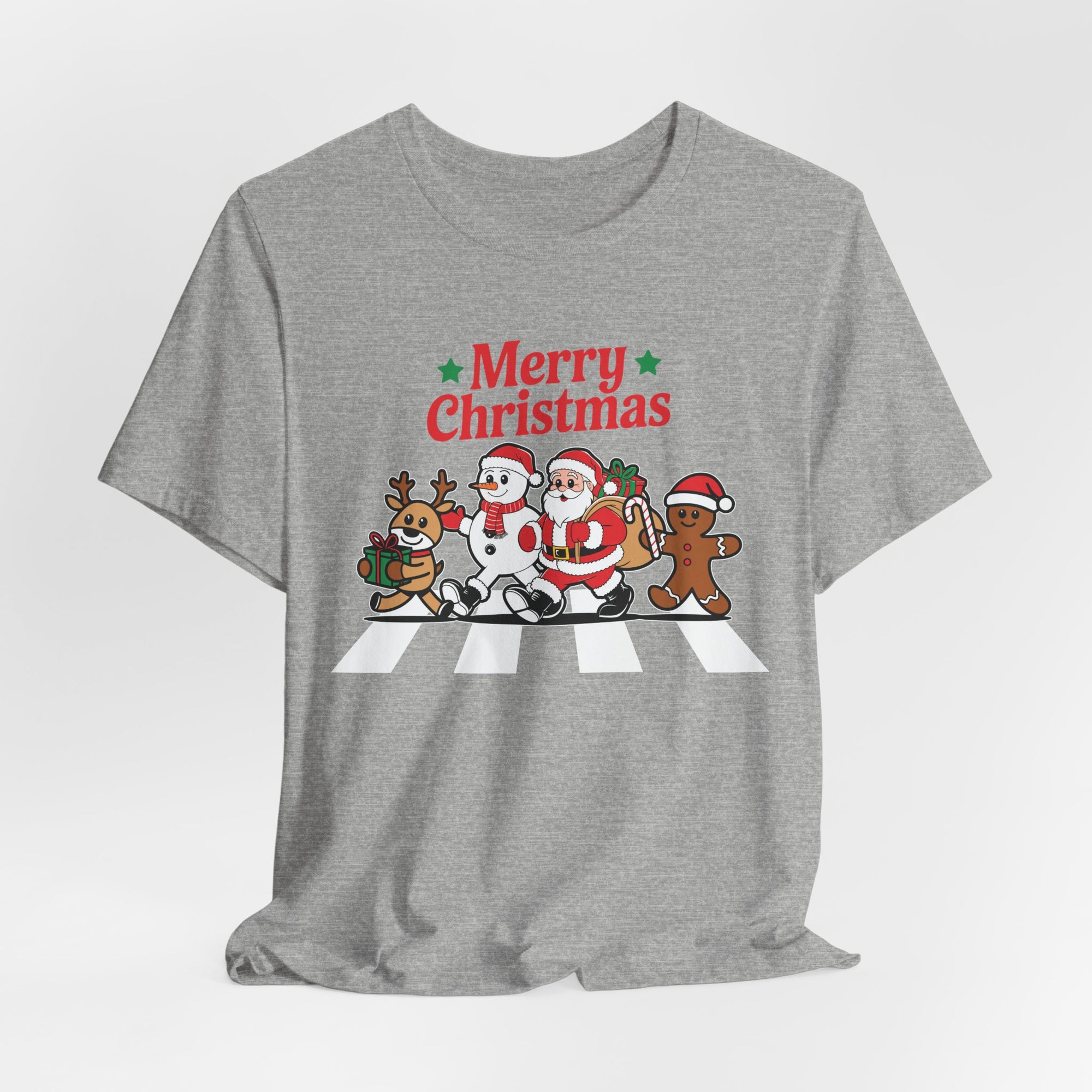 Merry Christmas Graphic Tee, Unisex Christmas T-shirt, Holiday Shirt, Festive Apparel, Gift for Him/Her, Winter Wear