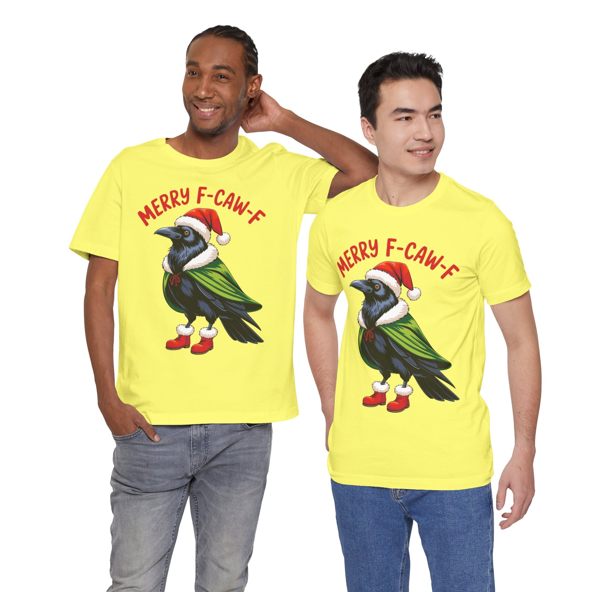 Merry F-Caw-F Crow Christmas Tee