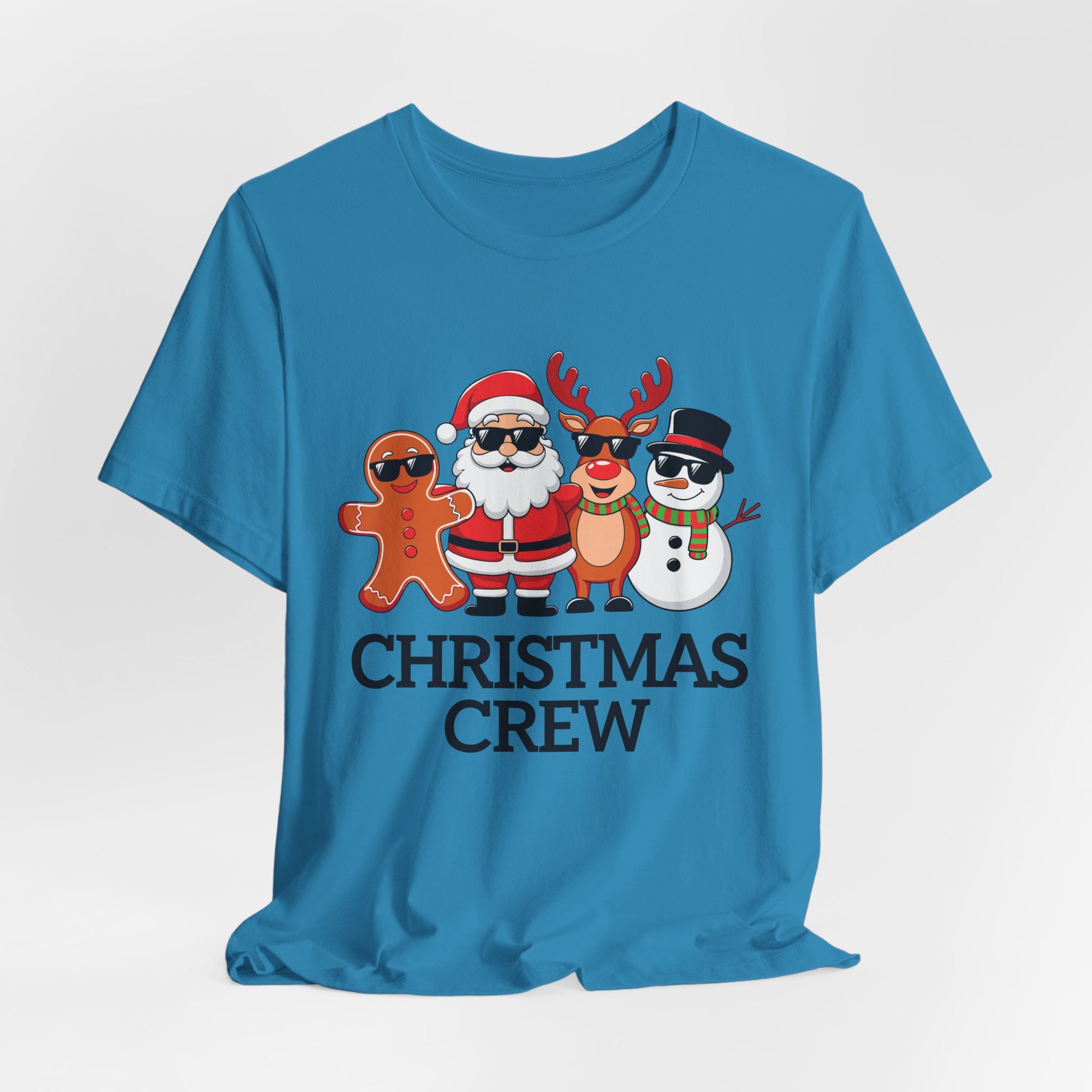 Christmas Crew Short Sleeve Tee - Holiday T-Shirt