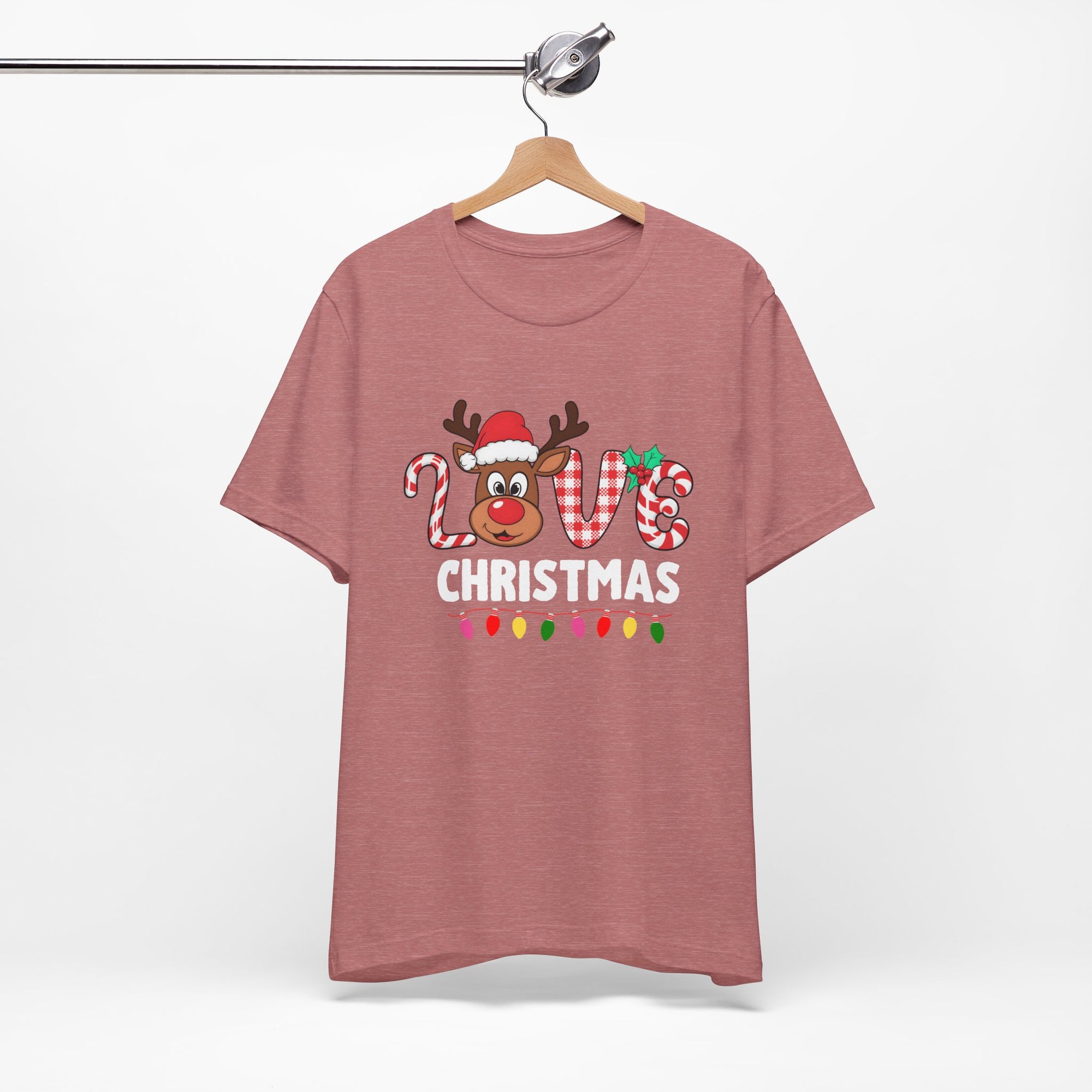 Cute Holiday Love Reindeer Tee