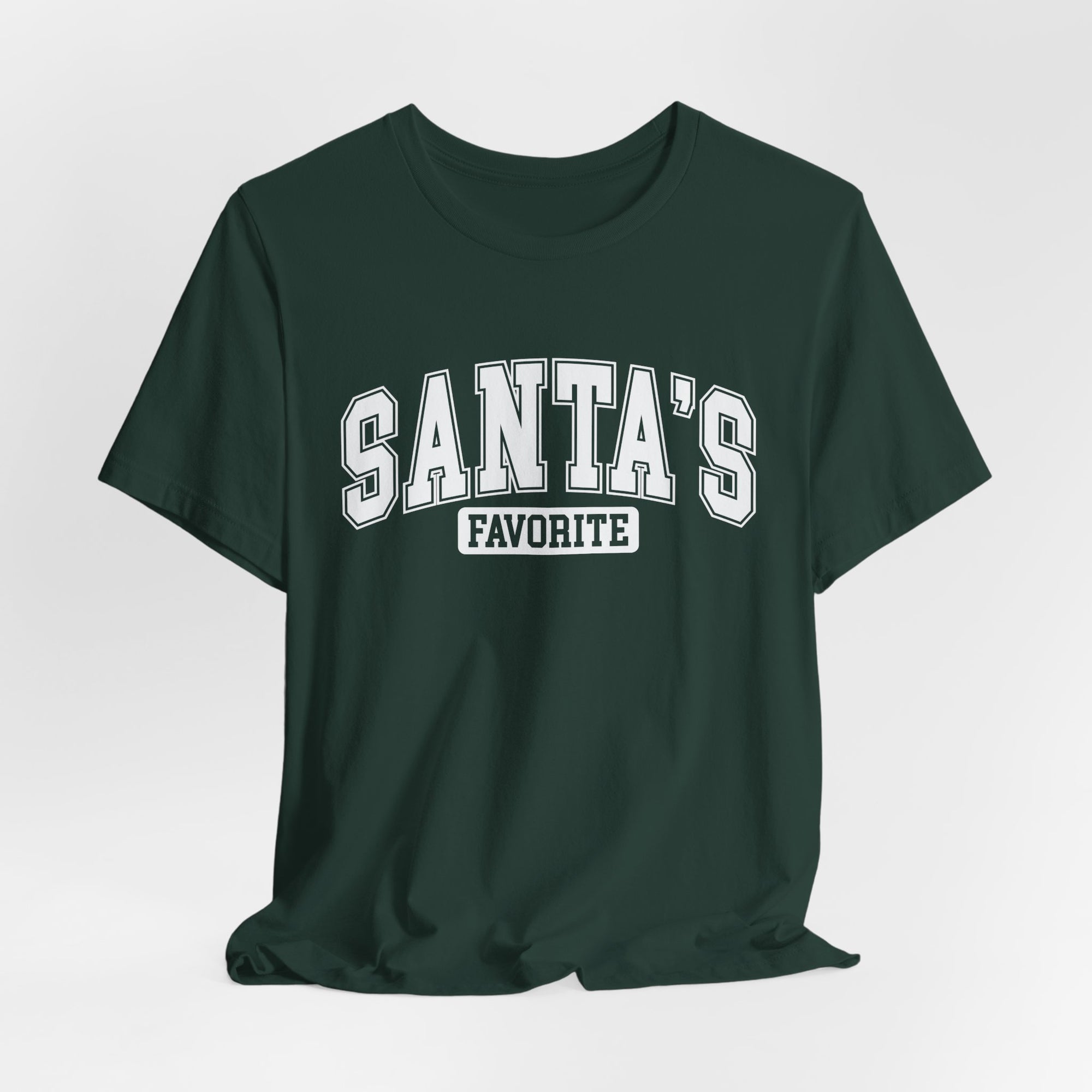 Santa's Favorite Unisex Tee, Christmas Gift, Holiday Apparel, Family Gathering Outfit, Festive T-Shirt, Casual Wear