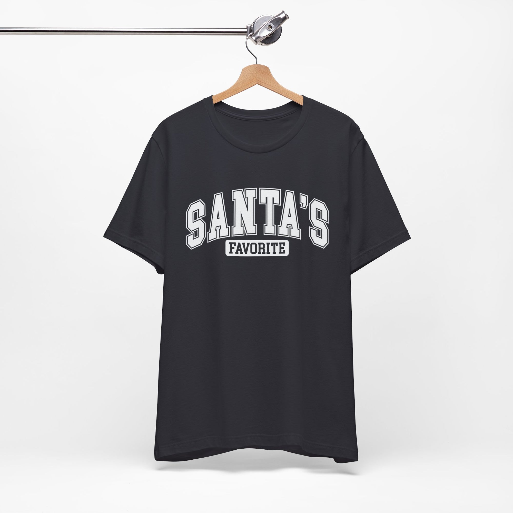 Santa's Favorite Unisex Tee, Christmas Gift, Holiday Apparel, Family Gathering Outfit, Festive T-Shirt, Casual Wear