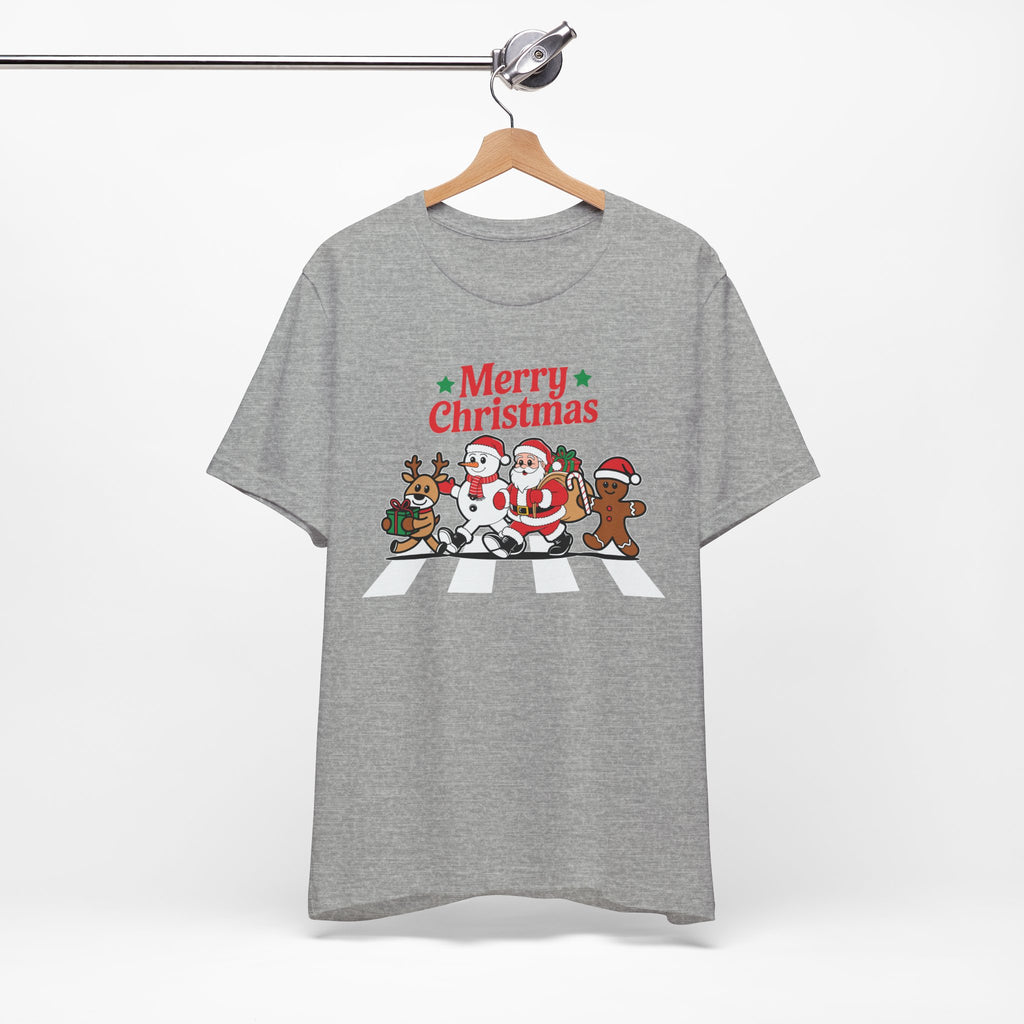 Merry Christmas Graphic Tee, Unisex Christmas T-shirt, Holiday Shirt, Festive Apparel, Gift for Him/Her, Winter Wear
