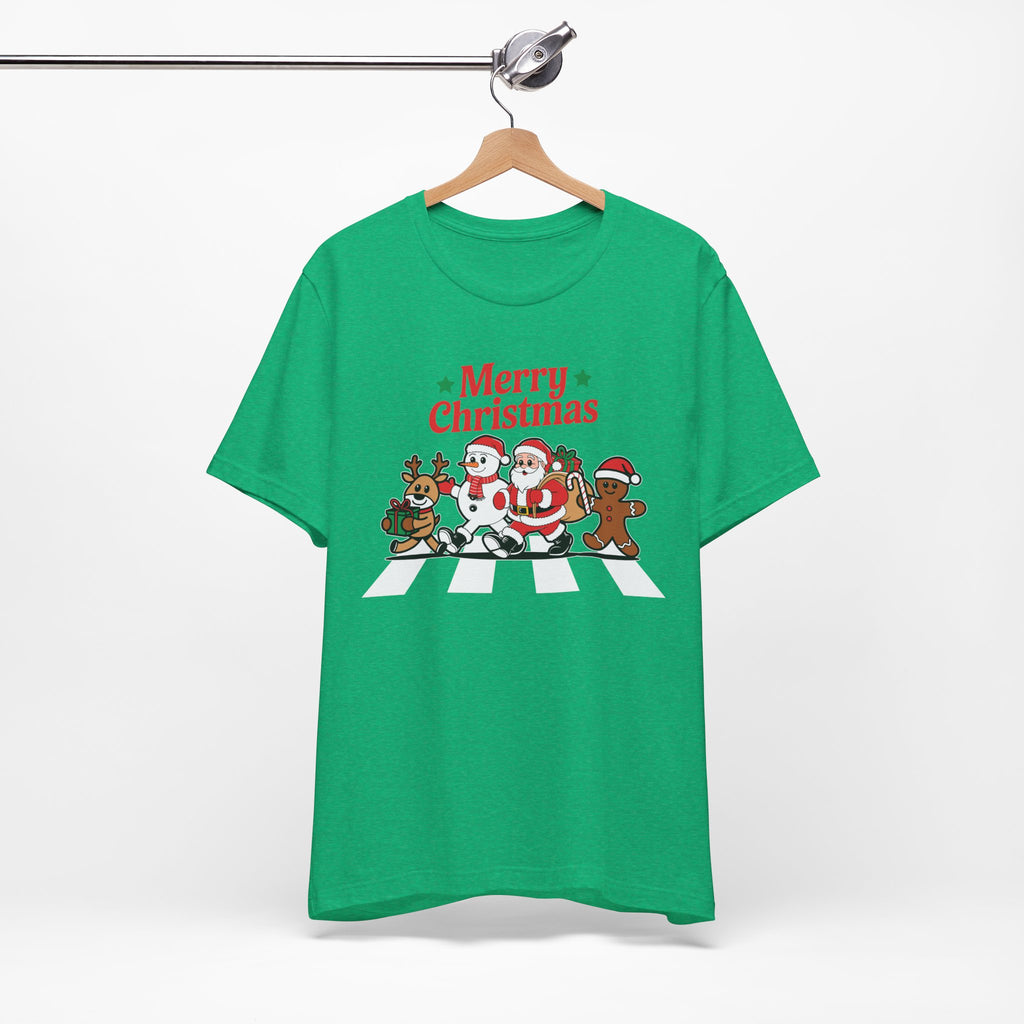 Merry Christmas Graphic Tee, Unisex Christmas T-shirt, Holiday Shirt, Festive Apparel, Gift for Him/Her, Winter Wear