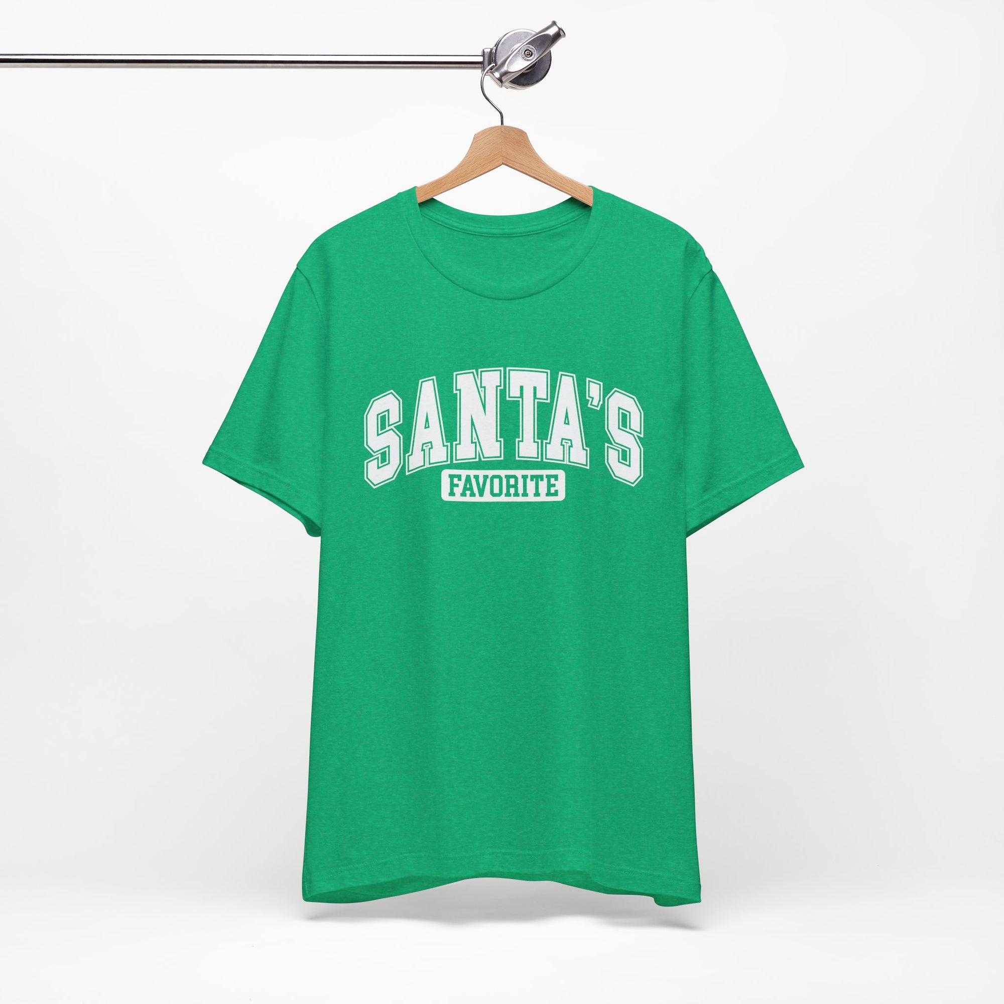 Santa's Favorite Unisex Tee, Christmas Gift, Holiday Apparel, Family Gathering Outfit, Festive T-Shirt, Casual Wear