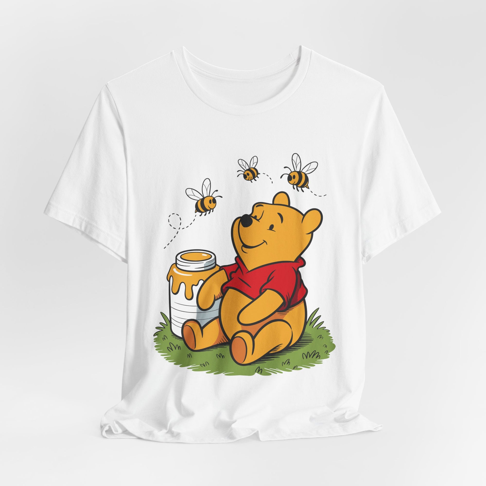 Cute Honey Bear Graphic Cozy Bee Lovers Unisex Shirt