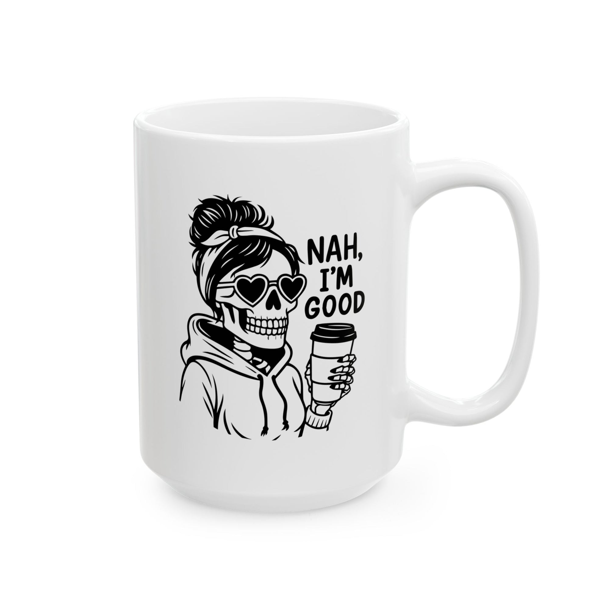 Funny Quote Ceramic Mug - Perfect Gift for Coffee Lovers, Home Office, Birthdays, Christmas