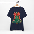 Christmas Tree Graphic Tee, Festive T-Shirt, Holiday Apparel, Unisex Christmas Shirt, Gift for Christmas Lovers, Seasonal Outfit