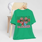 Merry Teacher T-Shirt | Cute Holiday Tee for Educators, Christmas Gift, Teacher Appreciation, Casual Wear, Festive Apparel