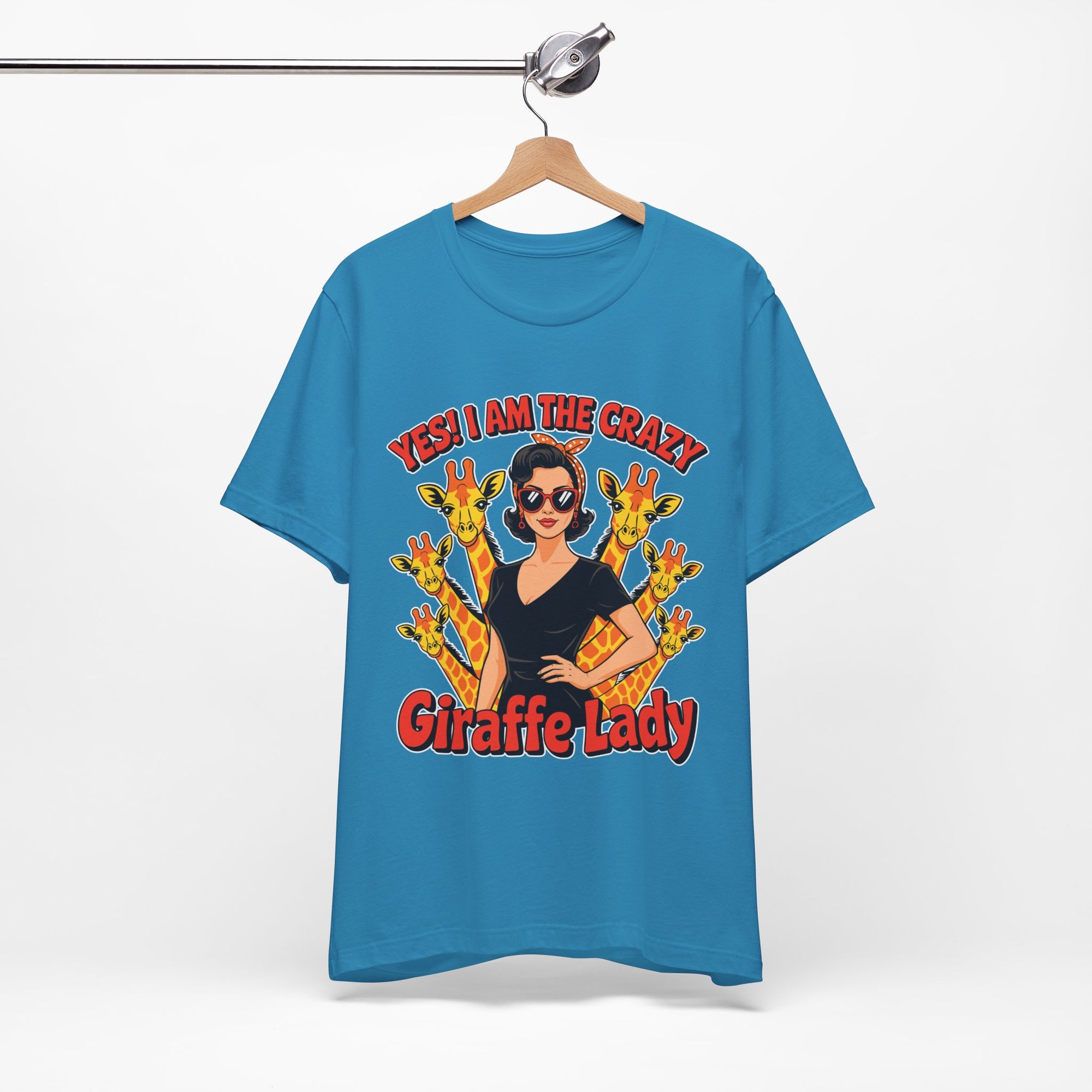 Yes I Am The Crazy Giraffe Lady T-Shirt