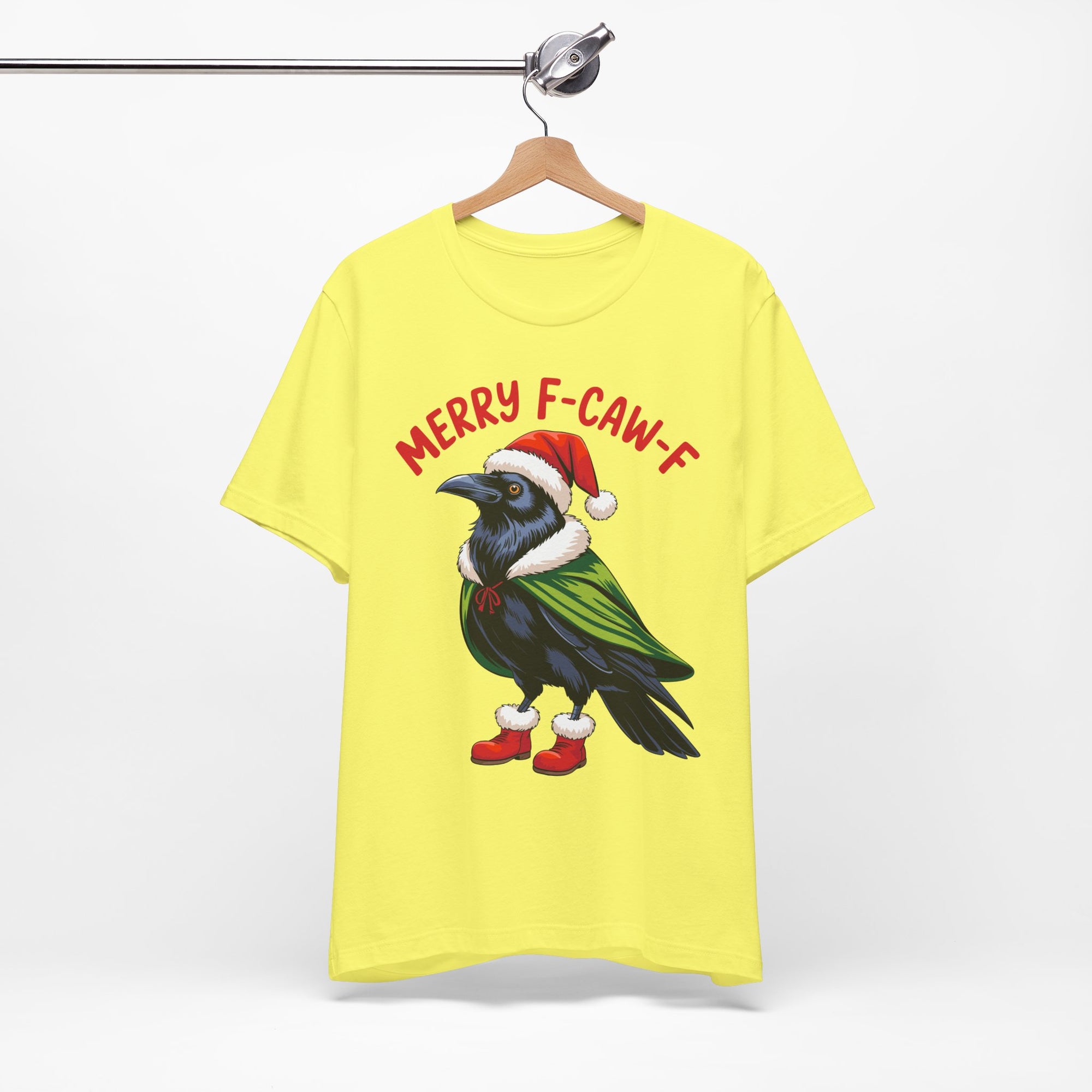 Merry F-Caw-F Crow Christmas Tee