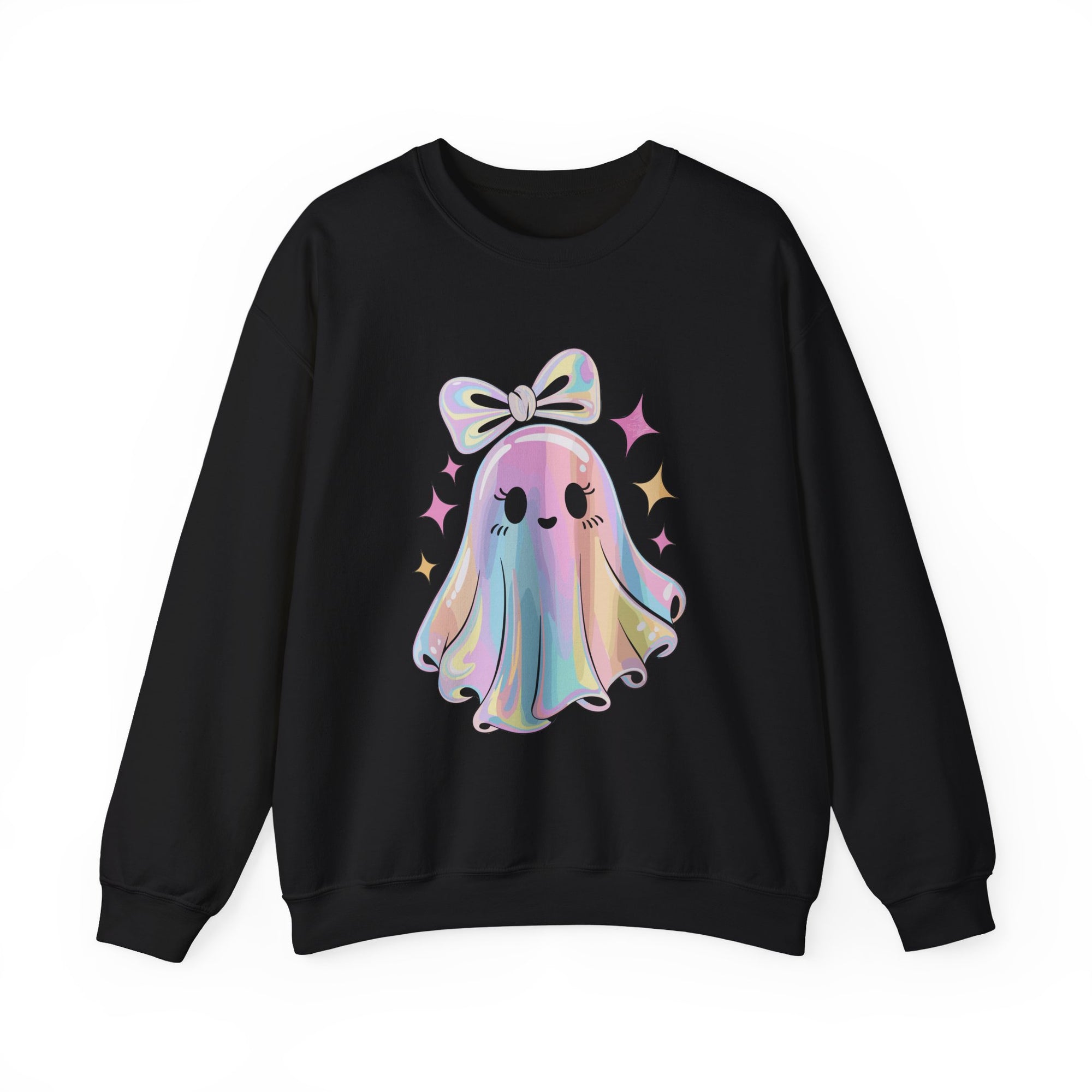 Cute Ghost Crewneck Sweatshirt, Spooky Humor Sweater, Halloween Gift