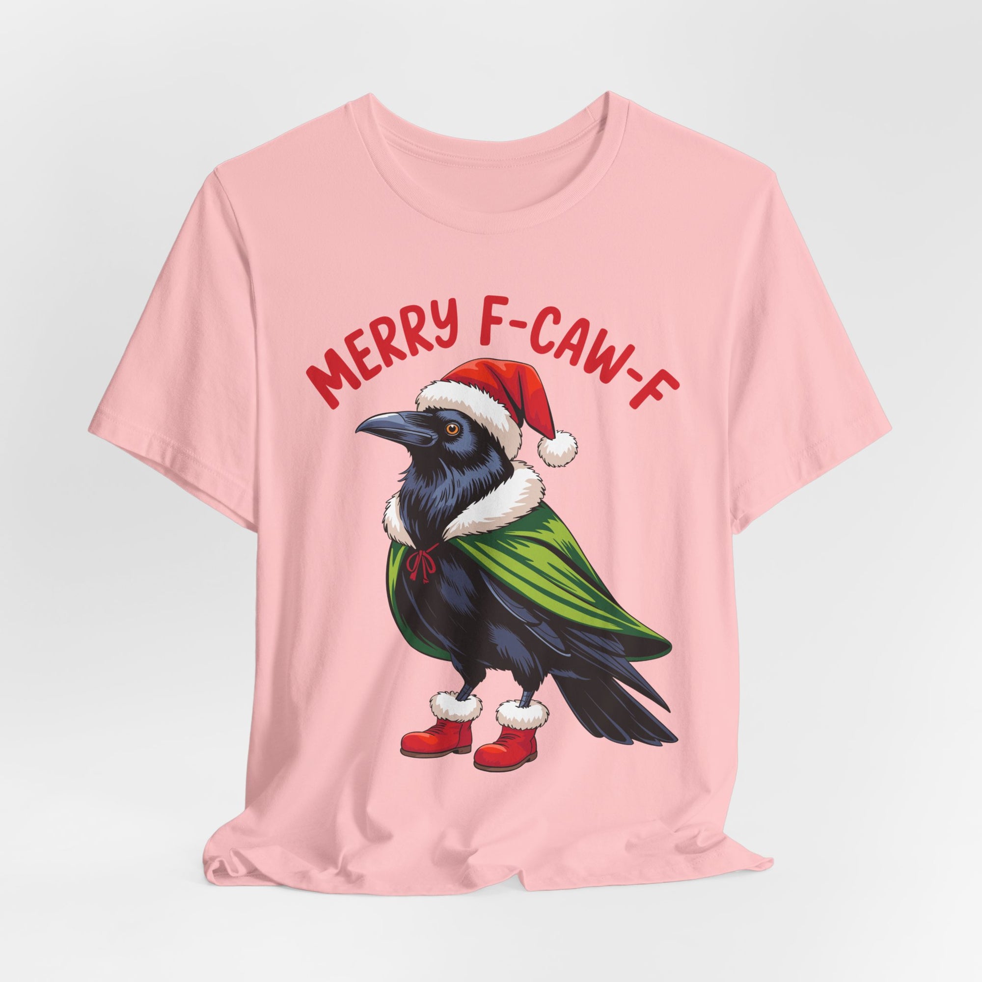 Merry F-Caw-F Crow Christmas Tee
