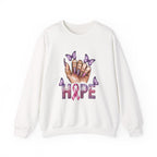 Hope Butterfly Crewneck Sweatshirt