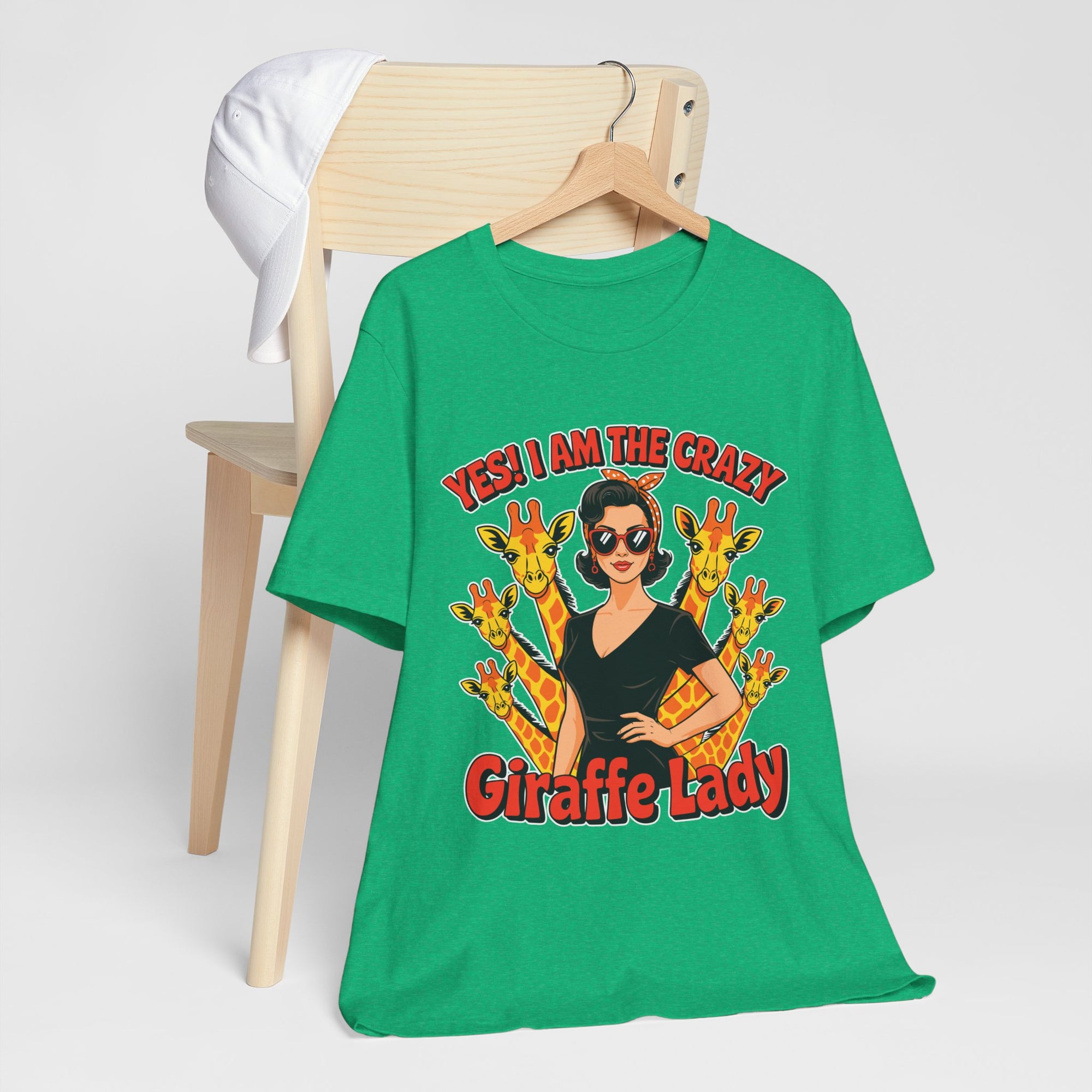 Yes I Am The Crazy Giraffe Lady T-Shirt