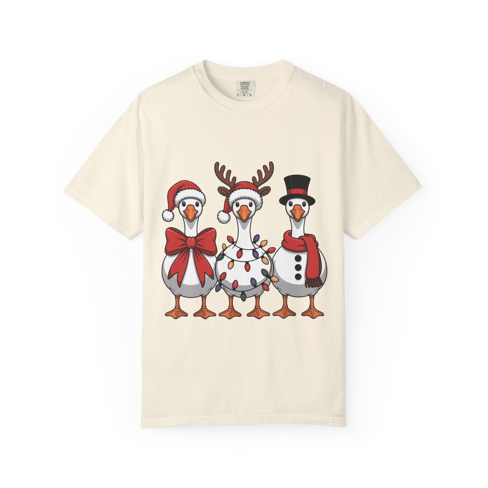 Festive Holiday Goose T-shirt, Fun Christmas Tee, Unisex T-shirt