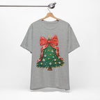 Christmas Tree Graphic Tee, Festive T-Shirt, Holiday Apparel, Unisex Christmas Shirt, Gift for Christmas Lovers, Seasonal Outfit
