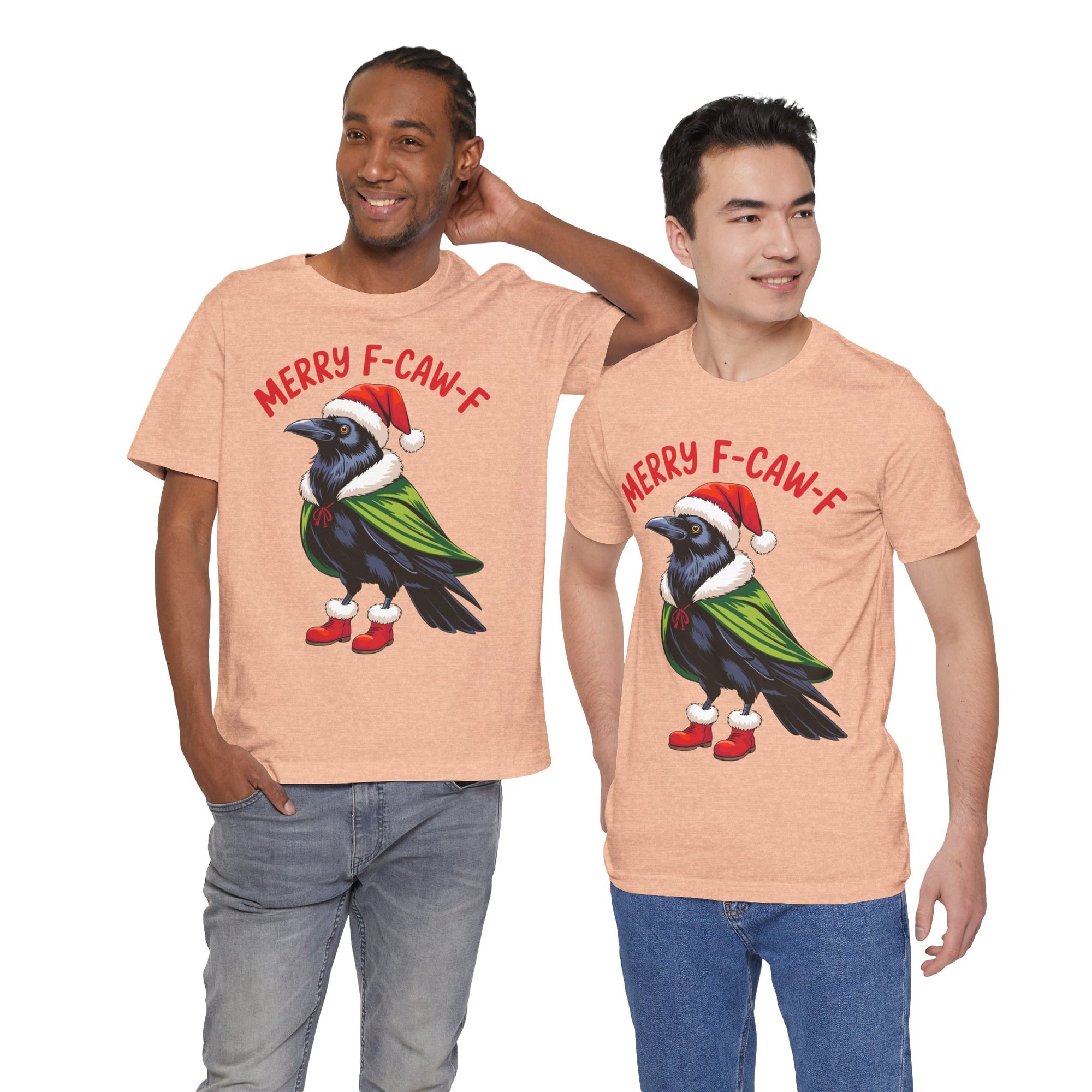 Merry F-Caw-F Crow Christmas Tee