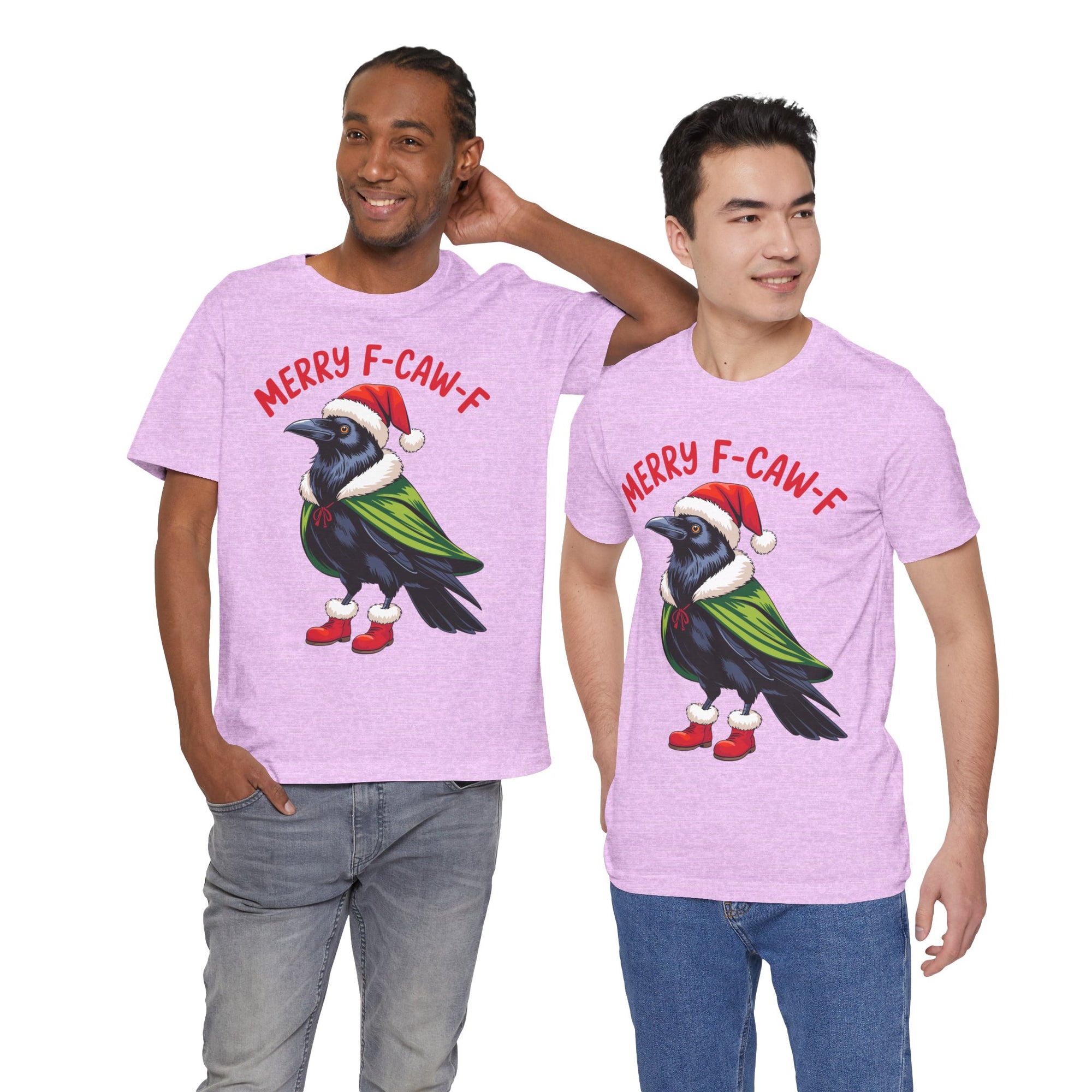 Merry F-Caw-F Crow Christmas Tee