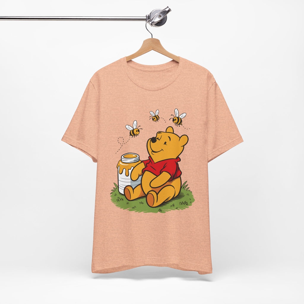 Cute Honey Bear Graphic Cozy Bee Lovers Unisex Shirt