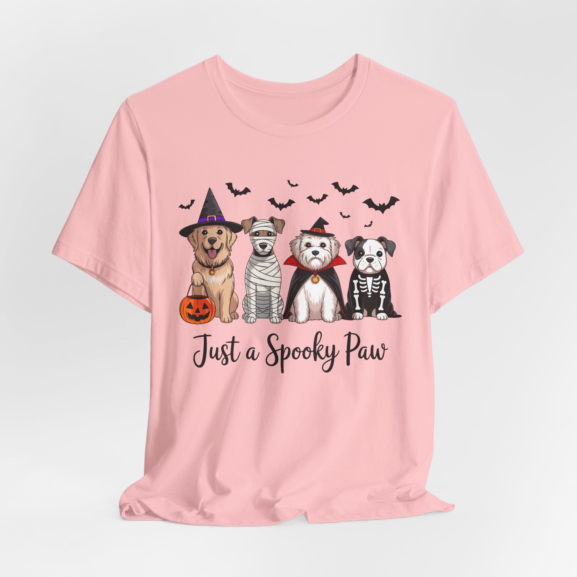 Dog Tee - Just a Spooky Paw, Unisex Halloween Pet Lover Gift, Dog Mom Shirt