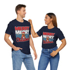 Merry Christmas Tee - Unisex Jersey Christmas Gift