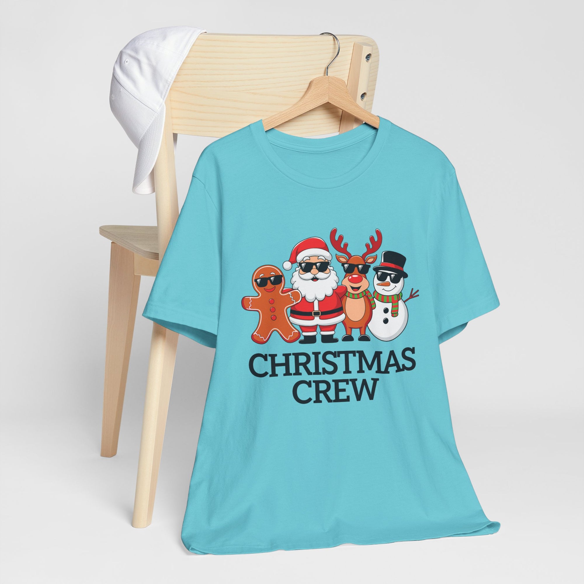 Christmas Crew Short Sleeve Tee - Holiday T-Shirt