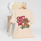 Gingerbread Skateboard Tee, Funny Holiday T-Shirt, Unisex Christmas Gift