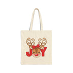 Joyful Reindeer Holiday Tote Bag – Festive Reusable Christmas Shopper