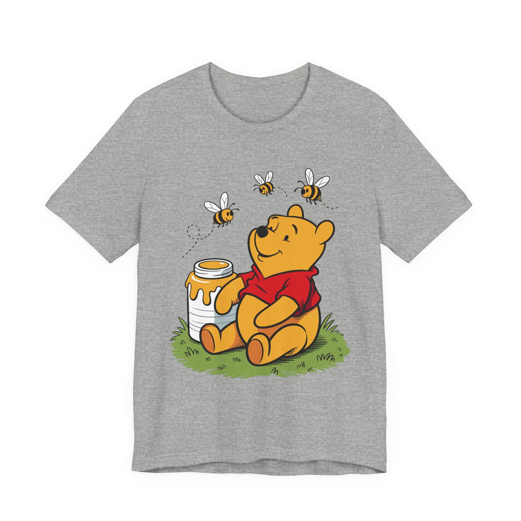 Cute Honey Bear Graphic Cozy Bee Lovers Unisex Shirt