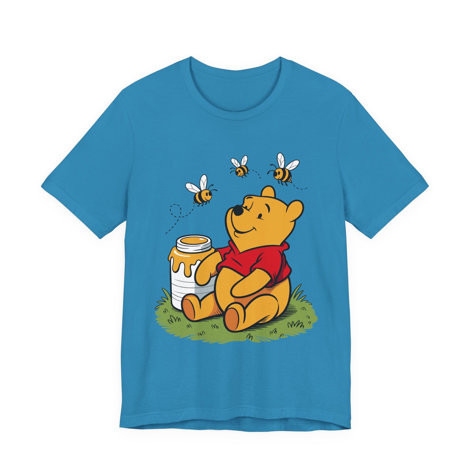 Cute Honey Bear Graphic Cozy Bee Lovers Unisex Shirt