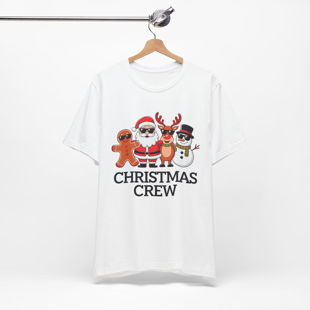 Christmas Crew Short Sleeve Tee - Holiday T-Shirt