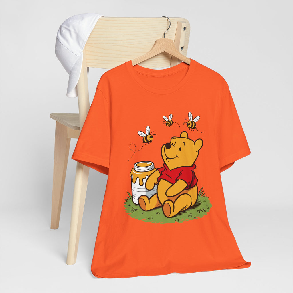 Cute Honey Bear Graphic Cozy Bee Lovers Unisex Shirt