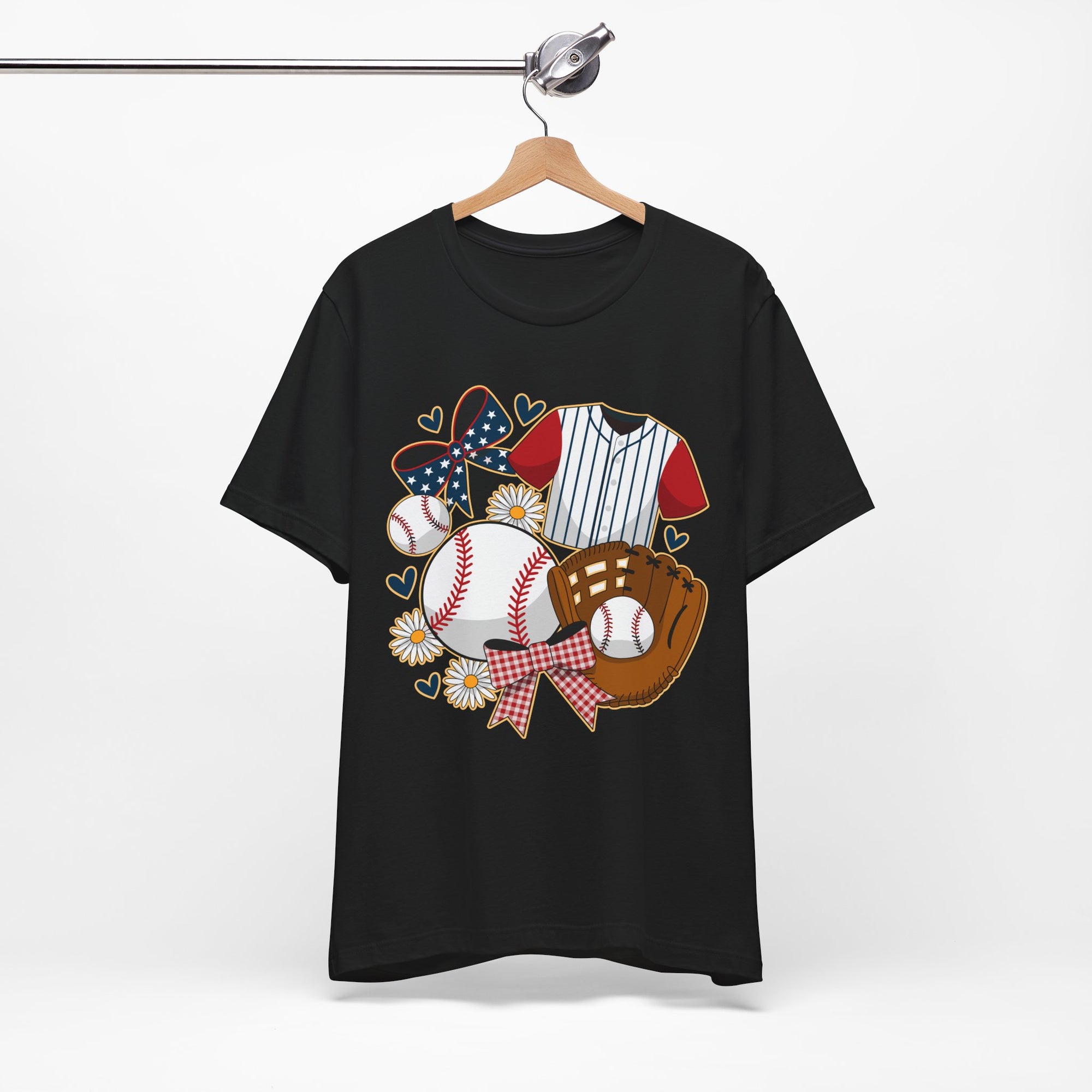 Baseball-Themed Unisex Jersey Tee, Perfect for Sports Fans, Great Gift for Game Days, Soft Cotton T-Shirt for Comfort.